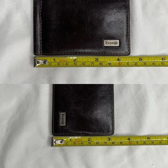 Tonelli Bifold Leather Wallet For Men Made in Italy #2767, classic, elegance - Picture 10 of 10